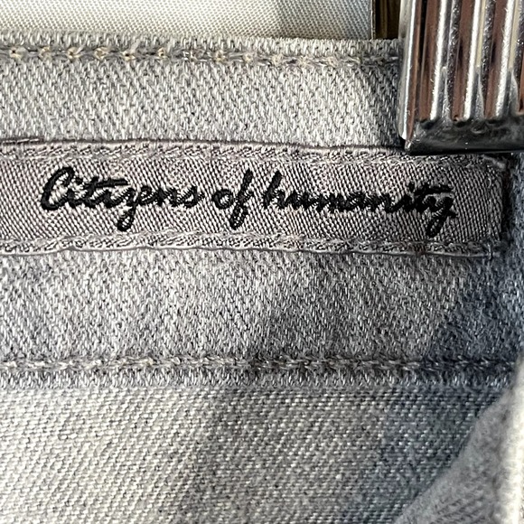 Citizens of Humanity Ava Stretch Low Waist Straight Leg Jeans Gray Wash Size 28 - Picture 5 of 8